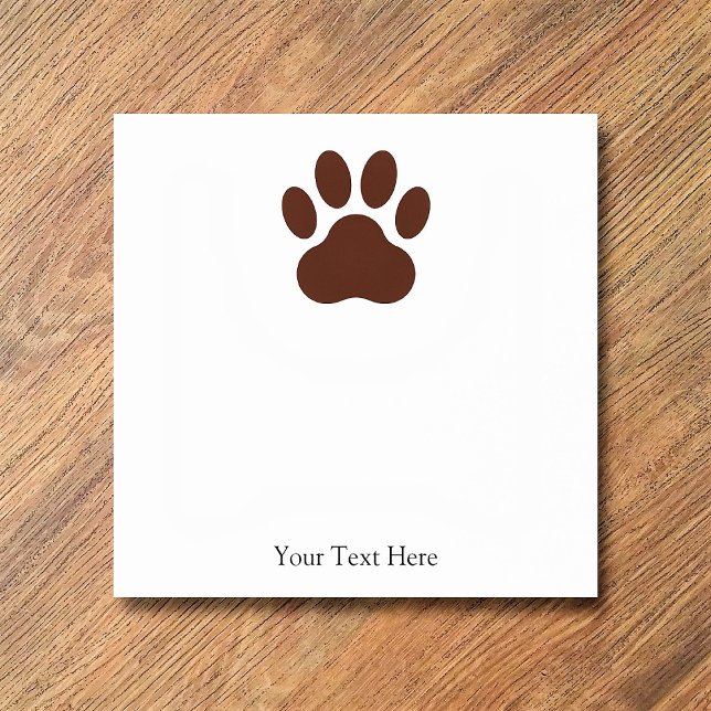 Anpassningsbarnas Logotyp eller bild och din text Post-it Block (Skapare uppladdad)