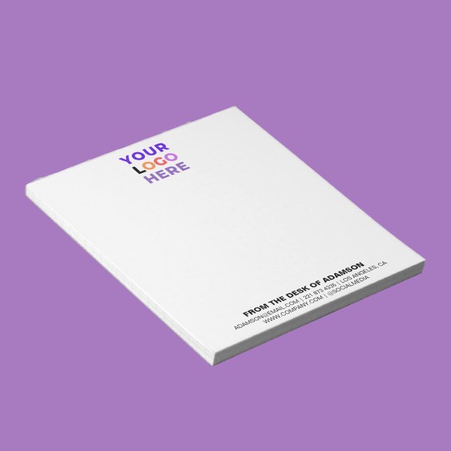 Anpassningsbarnas Logotyp - lägsta | Personlig Off Anteckningsblock (branded notepad
)