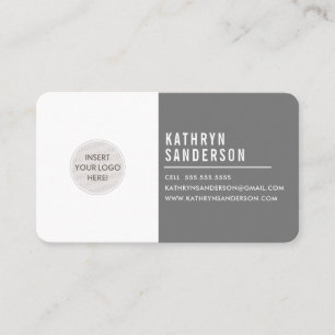 ANPASSNINGSBARNAS LOGOTYP, modern, minimal enkel g Visitkort