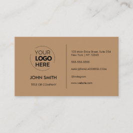 Anpassningsbarnas logotyp, modern minimalist Light Visitkort