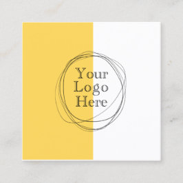 Anpassningsbarnas Logotyp Modern Minimalist | Sena Fyrkantigt Visitkort