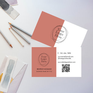 Anpassningsbarnas Logotyp Modern minimalist Terrac Visitkort