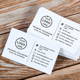 Anpassningsbarnas logotyp: modernt, minimalistiskt visitkort