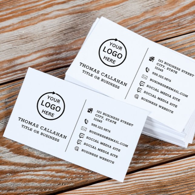 Anpassningsbarnas logotyp: modernt, minimalistiskt visitkort (Skapare uppladdad)