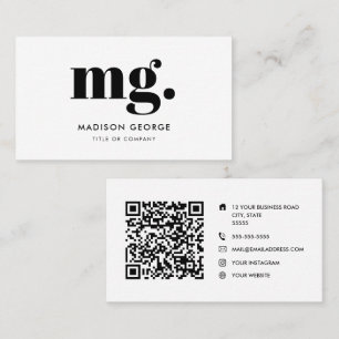 Anpassningsbarnas logotyp monogram modern minimali visitkort