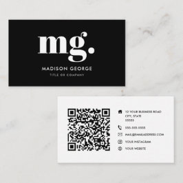 Anpassningsbarnas logotyp monogram modern minimali visitkort