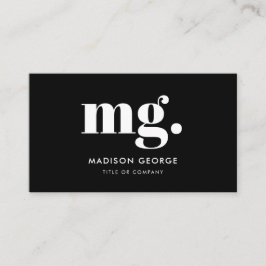 Anpassningsbarnas logotyp monogram modern minimali visitkort