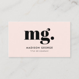 Anpassningsbarnas logotyp monogram modern minimali visitkort