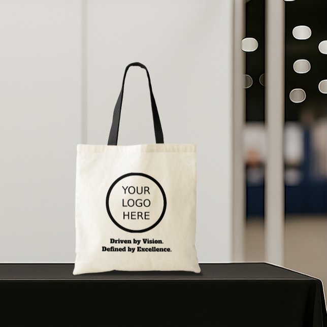 Anpassningsbarnas Logotyp och filialkontor för aff Tygkasse (Custom Business Logo and text tote bag)