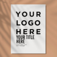 Anpassningsbarnas logotyp och modernt vasst inbjud