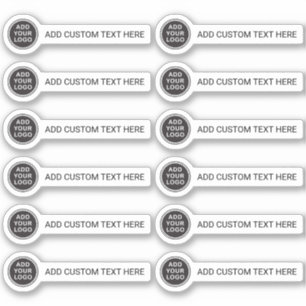 Anpassningsbarnas logotyp och text klistermärken