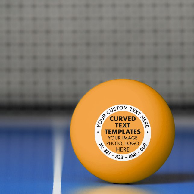 Anpassningsbarnas Logotyp och textbefordringsglapp Pingisboll (Netto)