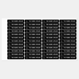 Anpassningsbarnas Logotyp- och textetiketter för s Klistermärke