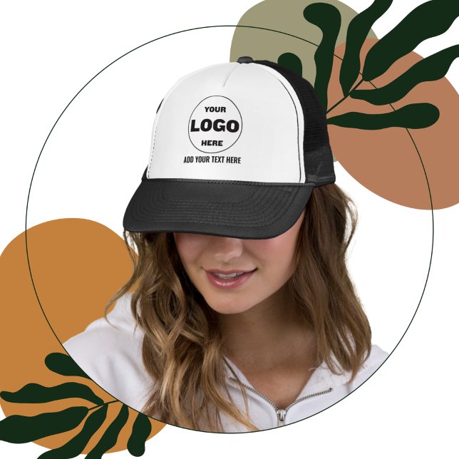 Anpassningsbarnas Logotyp och Truckerkeps för text (Custom Logo & Text Baseball Trucker Hat)