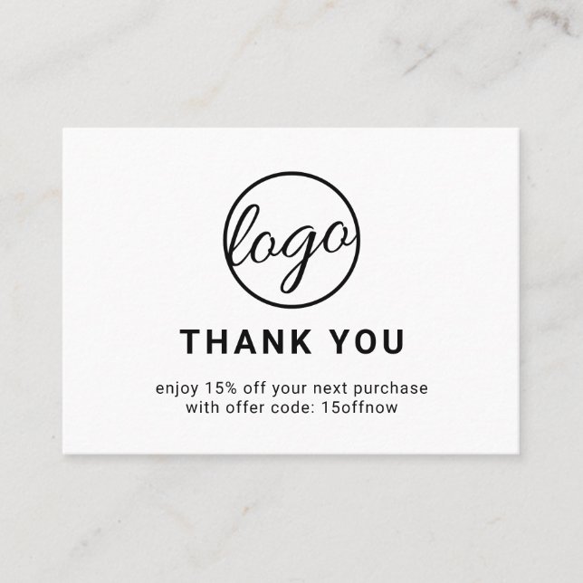 Anpassningsbarnas Logotyp QR-kod - enkel svart och Rabattkort (Framsida)