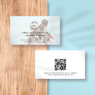 Anpassningsbarnas Logotyp QR-kodsfotoBröllopsfixar Visitkort