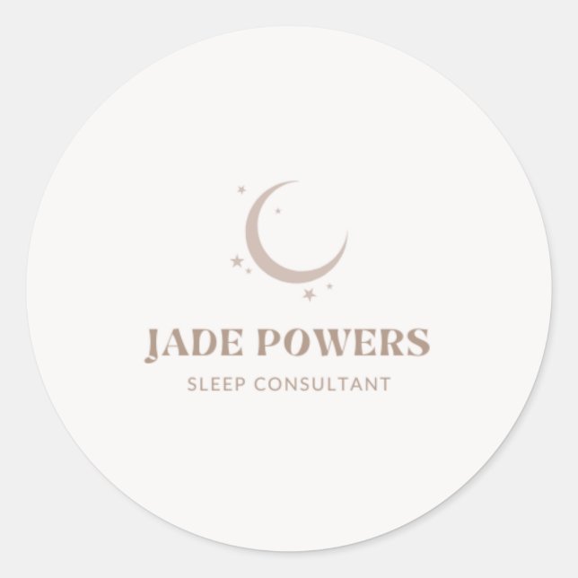 Anpassningsbarnas Logotyp Runt Klistermärke (Framsida)