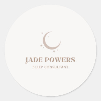 Anpassningsbarnas Logotyp Runt Klistermärke