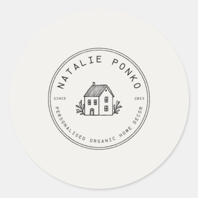 Anpassningsbarnas logotyp runt klistermärke (Framsida)