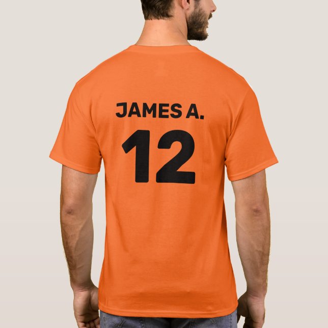 Anpassningsbarnas mallgrupp för teamattityder (fra t shirt (Baksida)