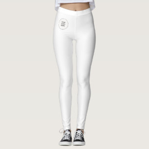 Anpassningsbarnas mallkopplingar Lägg till Logotyp Leggings
