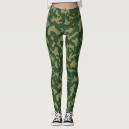 Anpassningsbarnas militärkamouflage Stil 2-legerin Leggings