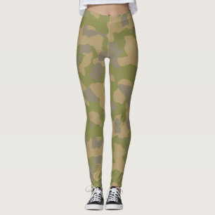 Anpassningsbarnas militärkamouflage Stil 3-lag Leggings