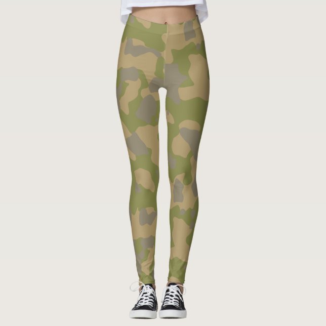 Anpassningsbarnas militärkamouflage Stil 3-lag Leggings (Framsida)