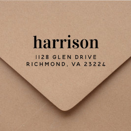 Anpassningsbarnas minimala moderna typografi-Retur Stämpel