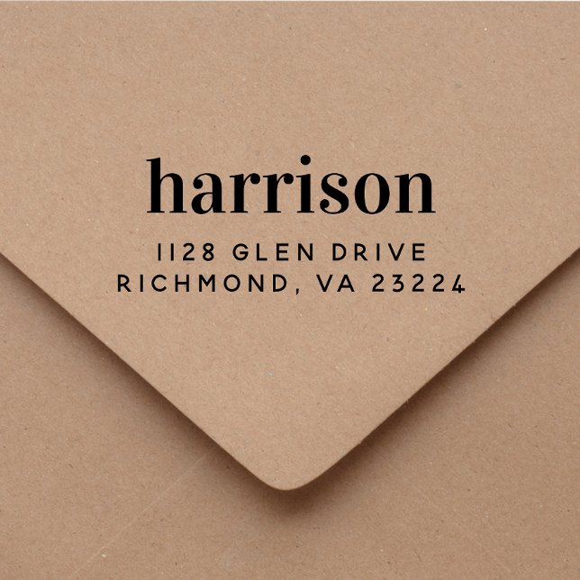 Anpassningsbarnas minimala moderna typografi-Retur Stämpel (Skapare uppladdad)