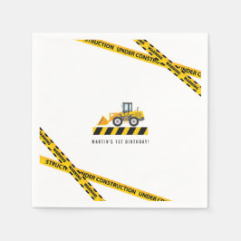 Anpassningsbarnas moderna byggtema Lastbil Papper Pappersservett