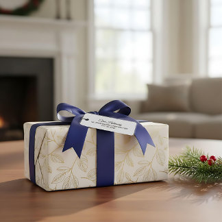 Anpassningsbarnas moderna elegantens returadresset returadress etikett