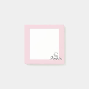 anpassningsbarnas monogram-personlig post-it block