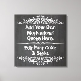 Anpassningsbarnas motiveringscitat, lägg till text canvastryck