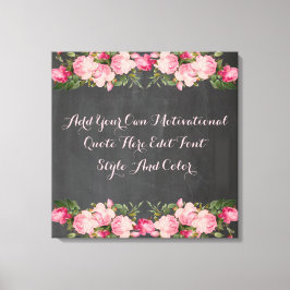 Anpassningsbarnas motiveringscitat, lägg till text canvastryck