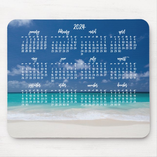 Anpassningsbarnas musknapp - kalender för 2024 musmatta (Framsidan)