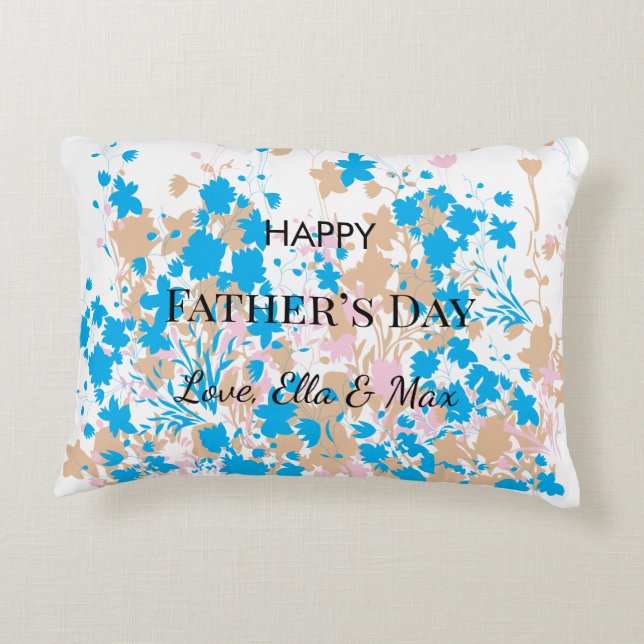 Anpassningsbarnas offertutformning för Pappa Speci Prydnadskudde (Baksidan)