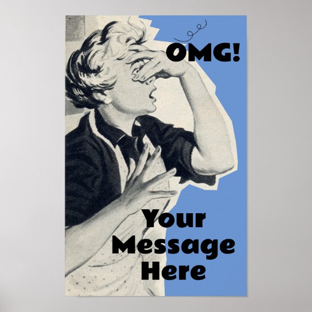 Anpassningsbarnas OMG-meddelandeantik 50-Poster Sk Poster (Framsidan)