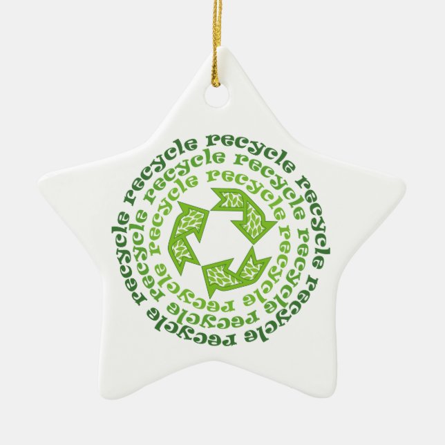 anpassningsbarnas ornament för återvinnans tecken (Framsidan)