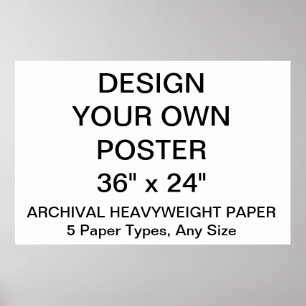 Anpassningsbarnas Personlig 36" x24" Papper arkive Poster