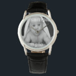 Anpassningsbarnas Personlig Armbandsur<br><div class="desc">anpassningsbarna gjorde individuella handklossar ...  många stilar och färg att välja mellan ...  anpassa med din egen bild/bild för att göra den till din ...  klockor från Ricaso</div>