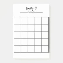 Anpassningsbarnas Personlig Bokför den med rutnät