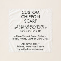 Anpassningsbarnas Personlig CHIFFON SCARF - SMÅ 26