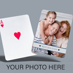 Anpassningsbarnas personlig för bildtext casinokort