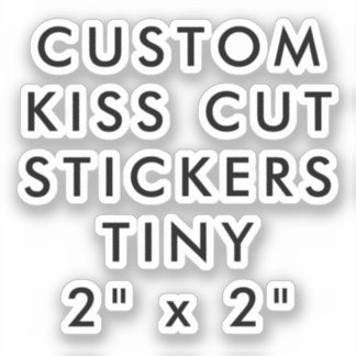 Anpassningsbarnas Personlig KISS CUT-KLICKER 2"x2" Klistermärken