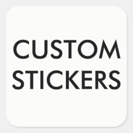 Anpassningsbarnas Personlig Kvadratfästpunkter tom Fyrkantigt Klistermärke