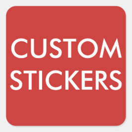 Anpassningsbarnas Personlig Kvadratfästpunkter tom Fyrkantigt Klistermärke