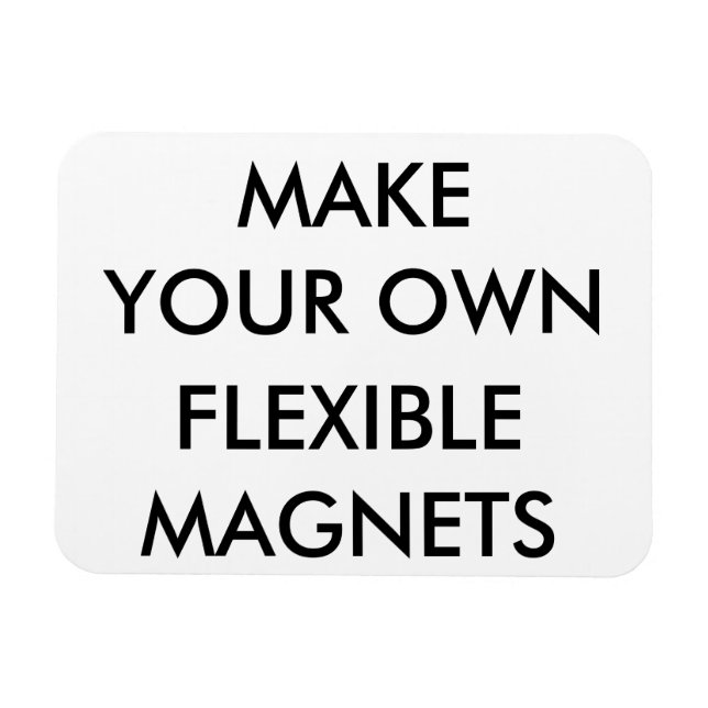 Anpassningsbarnas Personlig - liten, flexibel vatt Magnet (Horisontell)