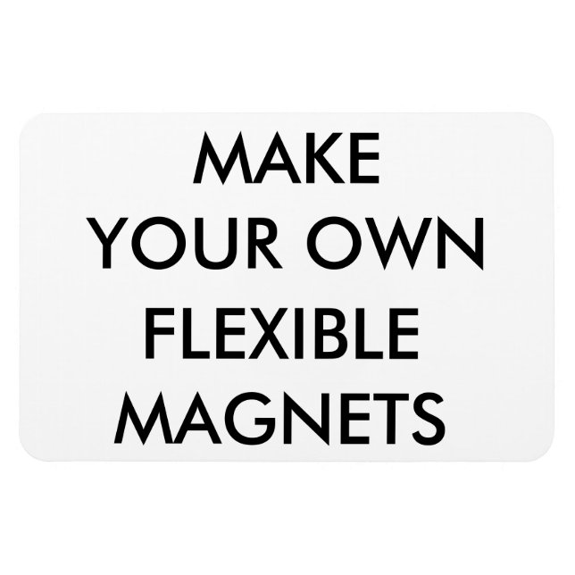 Anpassningsbarnas Personlig Stor flexibel vattenma Magnet (Horisontell)