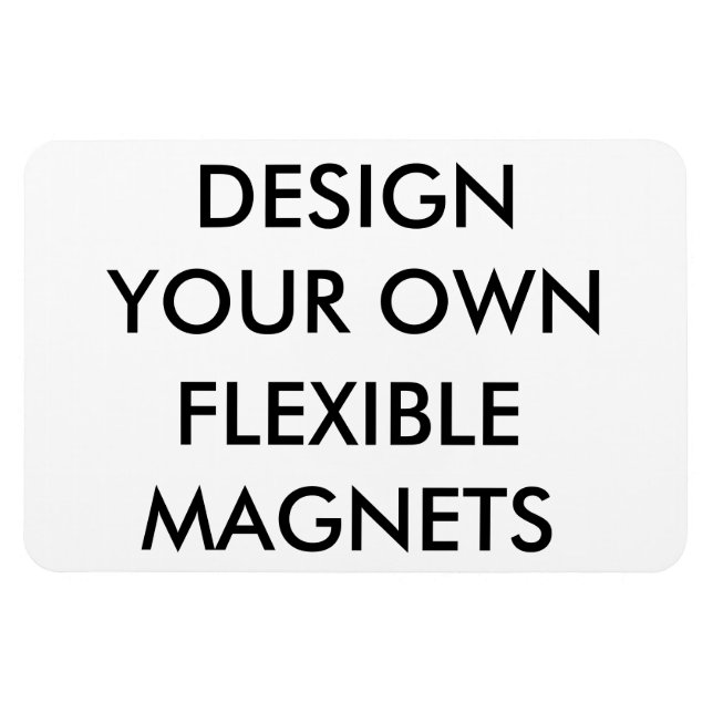 Anpassningsbarnas Personlig Stor flexibel vattenma Magnet (Horisontell)